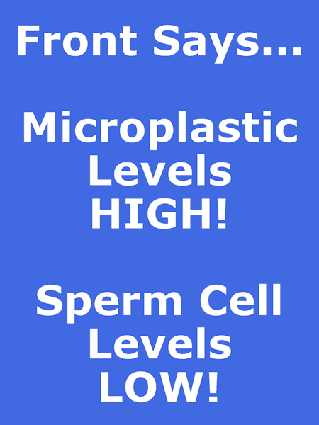 Shirt Front Says - Plastic